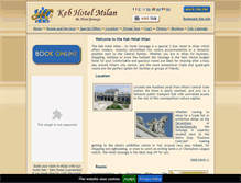 Tablet Screenshot of hotelgonzagamilan.com